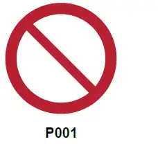 panneau interdiction P001